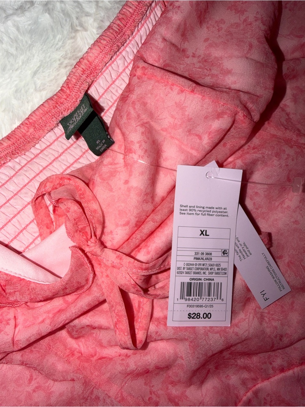 Wild Fable Tiered Ruffled Dress in bubblegum pink - Picture 7 of 7